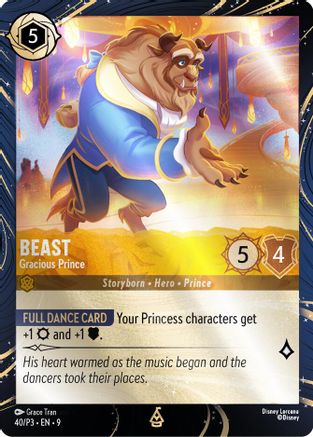 Beast - Gracious Prince (40) [Disney Lorcana Promo Cards] Holofoil - Deck Out Gaming