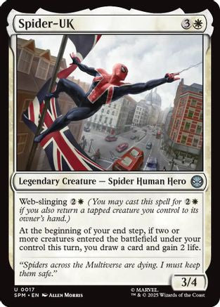 Spider-UK (17) [Marvel's Spider-Man] foil - Deck Out Gaming