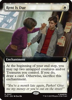 Rent Is Due (Extended Art) (247) [Marvel's Spider-Man] foil - Deck Out Gaming