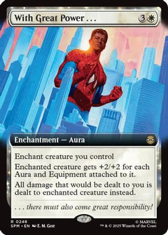 With Great Power... (Extended Art) (248) [Marvel's Spider-Man] - Deck Out Gaming