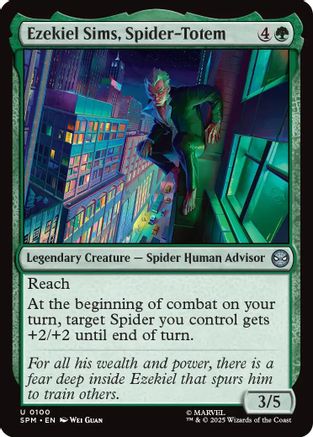 Ezekiel Sims, Spider-Totem (100) [Marvel's Spider-Man] - Deck Out Gaming