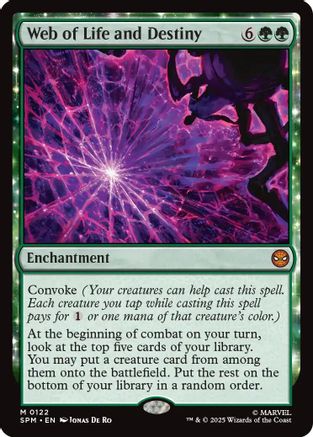 Web of Life and Destiny (122) [Marvel's Spider-Man] foil - Deck Out Gaming