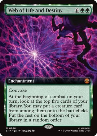Web of Life and Destiny (Extended Art) (268) [Marvel's Spider-Man] - Deck Out Gaming