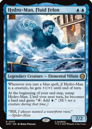 Hydro-Man, Fluid Felon (33) [Marvel's Spider-Man] - Deck Out Gaming