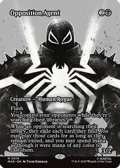 Opposition Agent (Borderless) (19) [Marvel Eternal-Legal] foil - Deck Out Gaming