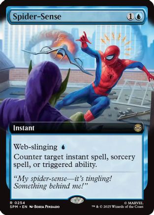 Spider-Sense (Extended Art) (254) [Marvel's Spider-Man] - Deck Out Gaming
