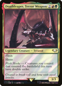Deathleaper, Terror Weapon (Surge Foil) (115) [Warhammer 40,000 Commander] foil - Deck Out Gaming