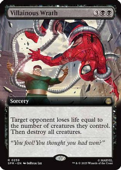 Villainous Wrath (Extended Art) (259) [Marvel's Spider-Man] foil - Deck Out Gaming