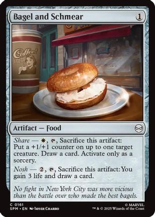 Bagel and Schmear (161) [Marvel's Spider-Man] foil - Deck Out Gaming