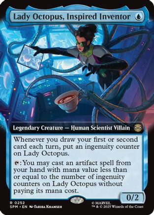 Lady Octopus, Inspired Inventor (Extended Art) (252) [Marvel's Spider-Man] - Deck Out Gaming