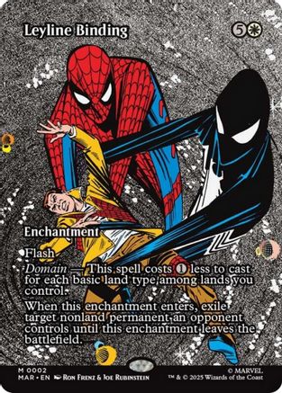 Leyline Binding (Borderless) (2) [Marvel Eternal-Legal] foil - Deck Out Gaming