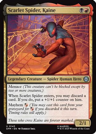 Scarlet Spider, Kaine (143) [Marvel's Spider-Man] foil - Deck Out Gaming