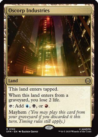 Oscorp Industries (182) [Marvel's Spider-Man] foil - Deck Out Gaming