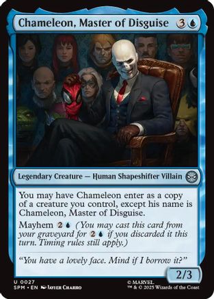 Chameleon, Master of Disguise (27) [Marvel's Spider-Man] foil - Deck Out Gaming
