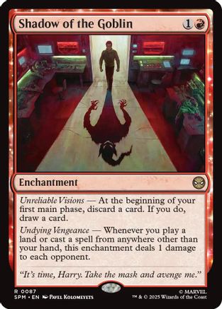 Shadow of the Goblin (87) [Marvel's Spider-Man] - Deck Out Gaming