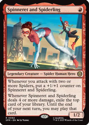 Spinneret and Spiderling (94) [Marvel's Spider-Man] - Deck Out Gaming