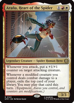 Araña, Heart of the Spider (123) [Marvel's Spider-Man] foil - Deck Out Gaming