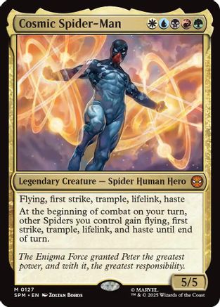 Cosmic Spider-Man (127) [Marvel's Spider-Man] - Deck Out Gaming