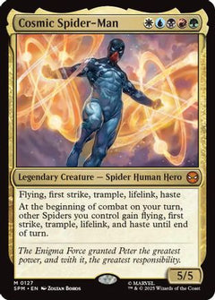 Cosmic Spider-Man (127) [Marvel's Spider-Man] foil - Deck Out Gaming