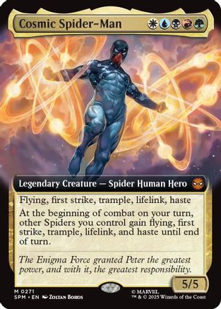 Cosmic Spider-Man (Extended Art) (271) [Marvel's Spider-Man] - Deck Out Gaming