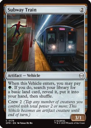 Subway Train (178) [Marvel's Spider-Man] foil - Deck Out Gaming