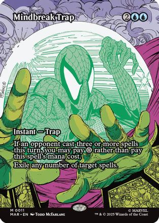 Mindbreak Trap (Borderless) (11) [Marvel Eternal-Legal] foil - Deck Out Gaming