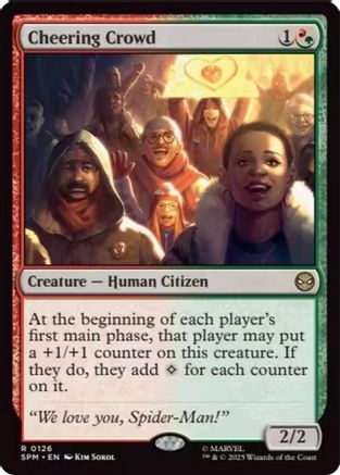Cheering Crowd (126) [Marvel's Spider-Man] - Deck Out Gaming
