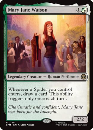 Mary Jane Watson (134) [Marvel's Spider-Man] foil - Deck Out Gaming