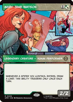Mary Jane Watson (Borderless) (229) [Marvel's Spider-Man] foil - Deck Out Gaming