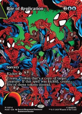 Rite of Replication (Borderless) (14) [Marvel Eternal-Legal] foil - Deck Out Gaming
