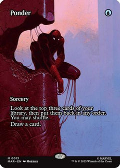 Ponder (Borderless) (13) [Marvel Eternal-Legal] - Deck Out Gaming