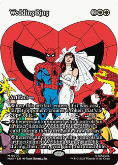 Wedding Ring (Borderless) (7) [Marvel Eternal-Legal] - Deck Out Gaming