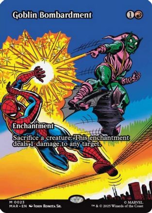 Goblin Bombardment (Borderless) (23) [Marvel Eternal-Legal] - Deck Out Gaming
