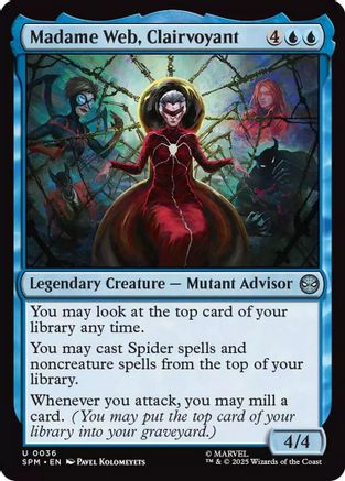 Madame Web, Clairvoyant (36) [Marvel's Spider-Man] foil - Deck Out Gaming