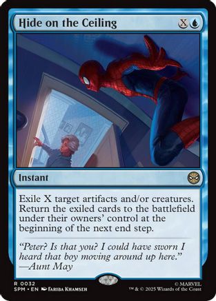 Hide on the Ceiling (32) [Marvel's Spider-Man] foil - Deck Out Gaming