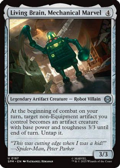 Living Brain, Mechanical Marvel (167) [Marvel's Spider-Man] - Deck Out Gaming