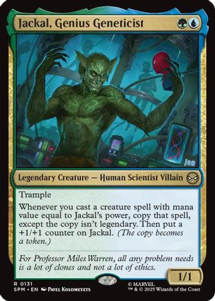 Jackal, Genius Geneticist (131) [Marvel's Spider-Man] foil - Deck Out Gaming