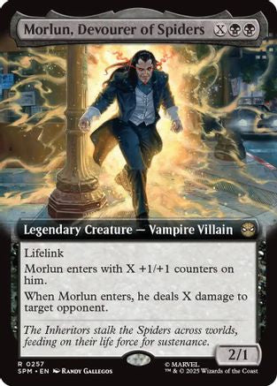 Morlun, Devourer of Spiders (Extended Art) (257) [Marvel's Spider-Man] - Deck Out Gaming
