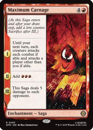 Maximum Carnage (83) [Marvel's Spider-Man] foil - Deck Out Gaming
