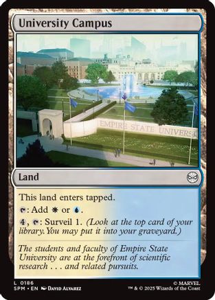 University Campus (186) [Marvel's Spider-Man] - Deck Out Gaming