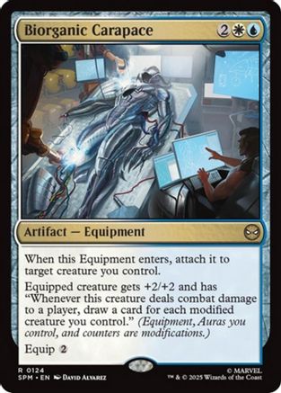 Biorganic Carapace (124) [Marvel's Spider-Man] foil - Deck Out Gaming