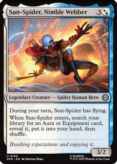 Sun-Spider, Nimble Webber (154) [Marvel's Spider-Man] - Deck Out Gaming