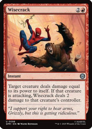 Wisecrack (98) [Marvel's Spider-Man] - Deck Out Gaming