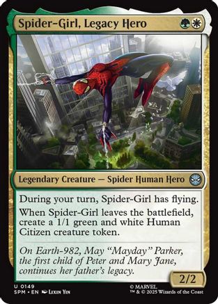 Spider-Girl, Legacy Hero (149) [Marvel's Spider-Man] foil - Deck Out Gaming