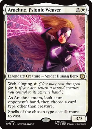 Arachne, Psionic Weaver (2) [Marvel's Spider-Man] foil - Deck Out Gaming