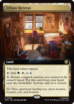Urban Retreat (Extended Art) (283) [Marvel's Spider-Man] foil - Deck Out Gaming