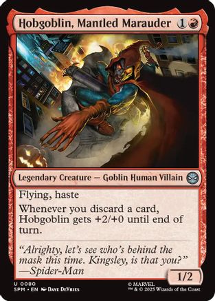 Hobgoblin, Mantled Marauder (80) [Marvel's Spider-Man] foil - Deck Out Gaming