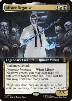 Mister Negative (Extended Art) (274) [Marvel's Spider-Man] foil - Deck Out Gaming
