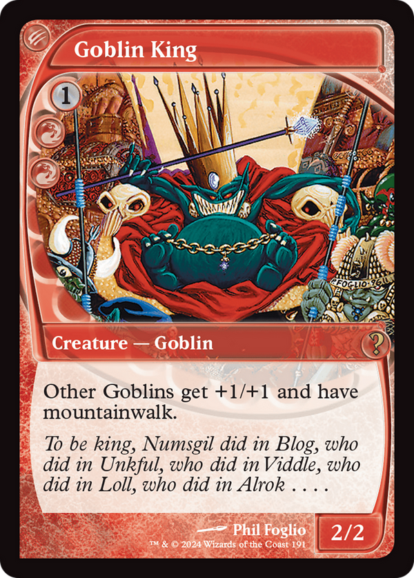 Goblin King (Future Sight) (191) [Mystery Booster 2] foil - Deck Out Gaming