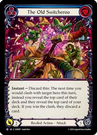 The Old Switcheroo (SUP087) [Super Slam] Rainbow Foil - Deck Out Gaming